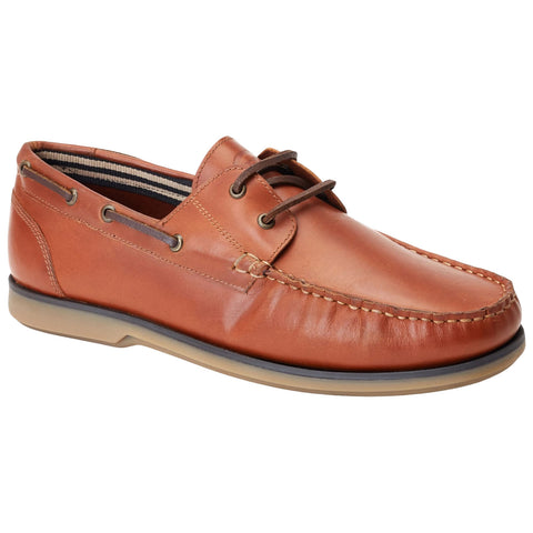 Base London Mens Stern Boat Shoes