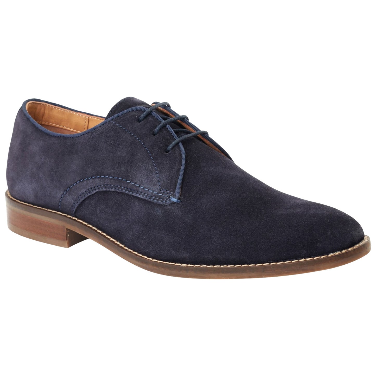 Base London Mens Bronte Suede Derby Shoes