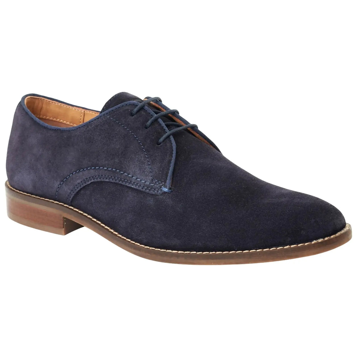 Base London Mens Bronte Suede Derby Shoes