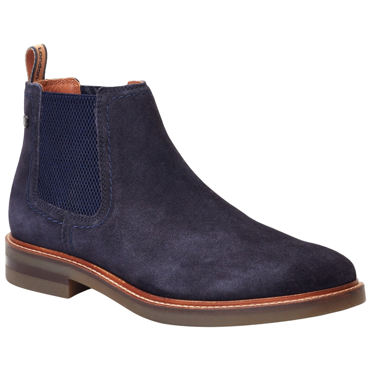 Base London Mens Portland Suede Chelsea Boots