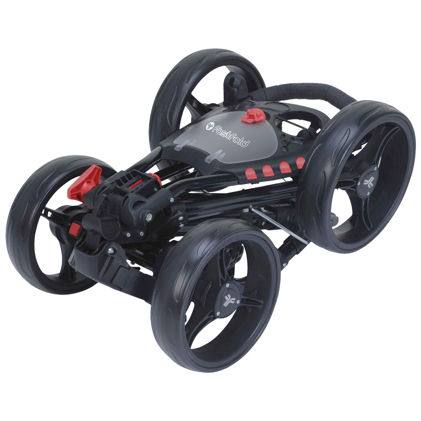 Fastfold Quad Compact 4-Wheel Golf Trolley
