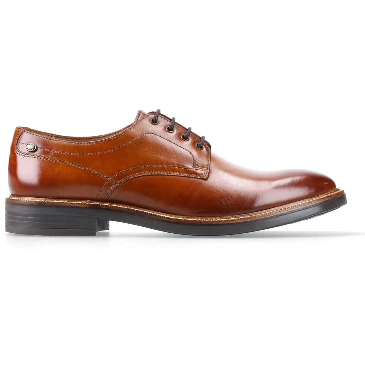 Base London Mens Durham Leather Derby Shoes