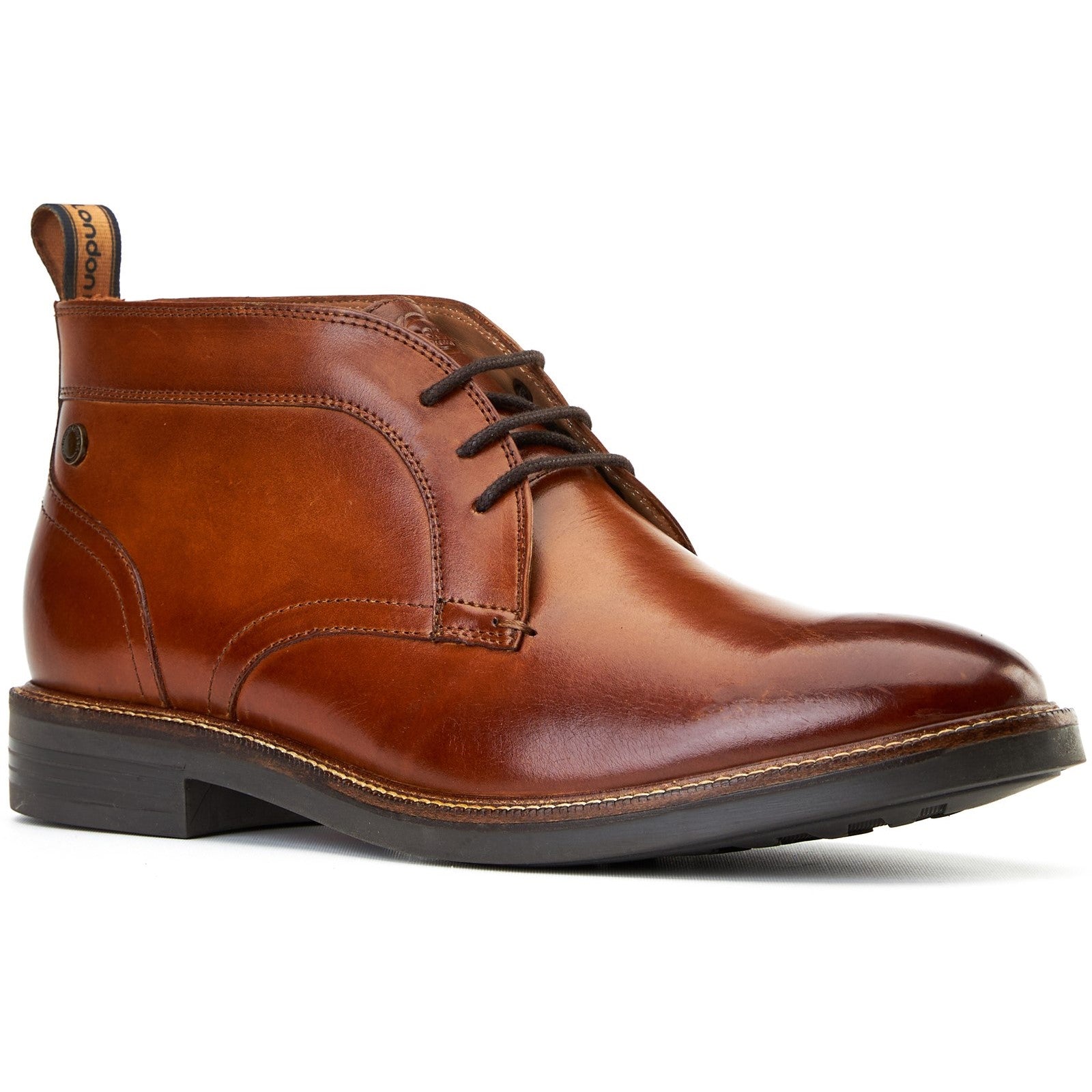 Base London Mens Lincoln Chukka Ankle Boots