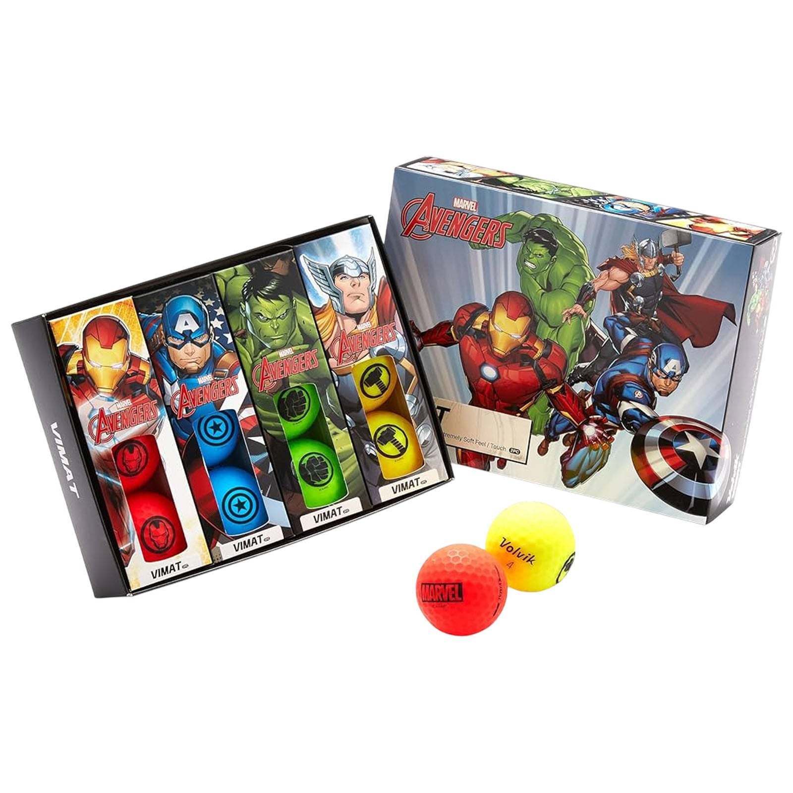Volvik Vimat Golf Balls Special Edition Marvel The Avengers