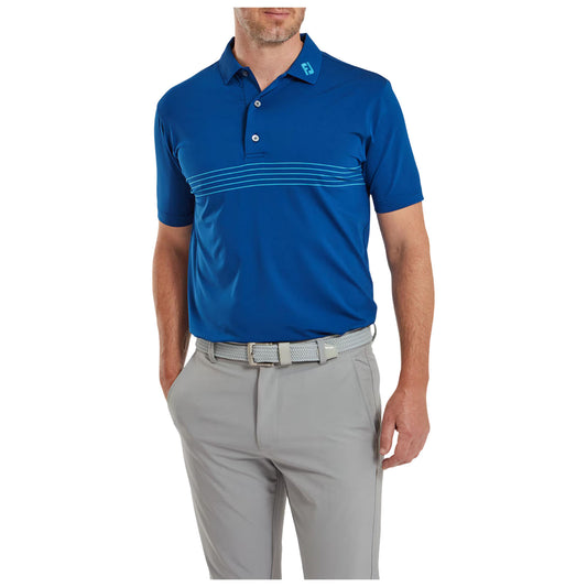 FootJoy Mens Engineered Pinstripe Lisle Polo 81588