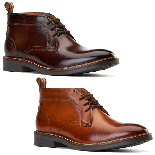 Base London Mens Lincoln Chukka Ankle Boots AI05