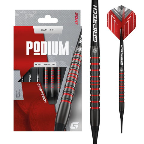 GOAT Podium Soft Tip 80% Tungsten Darts Set