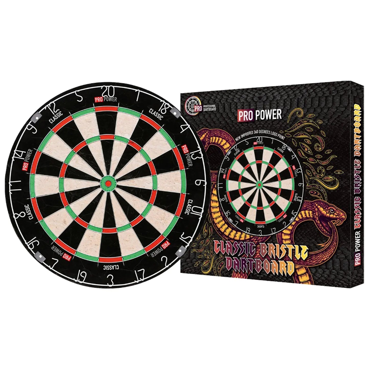 XQ Max Pro Power Classic Bristle Dartboard QD6000040
