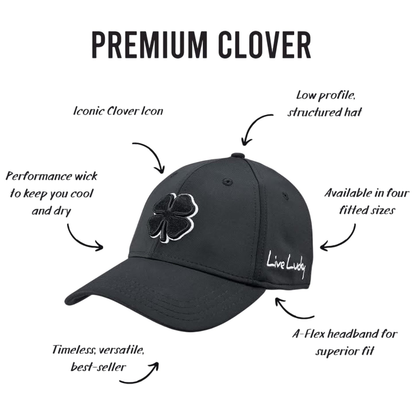 Black Clover Premium Clover Fitted Cap