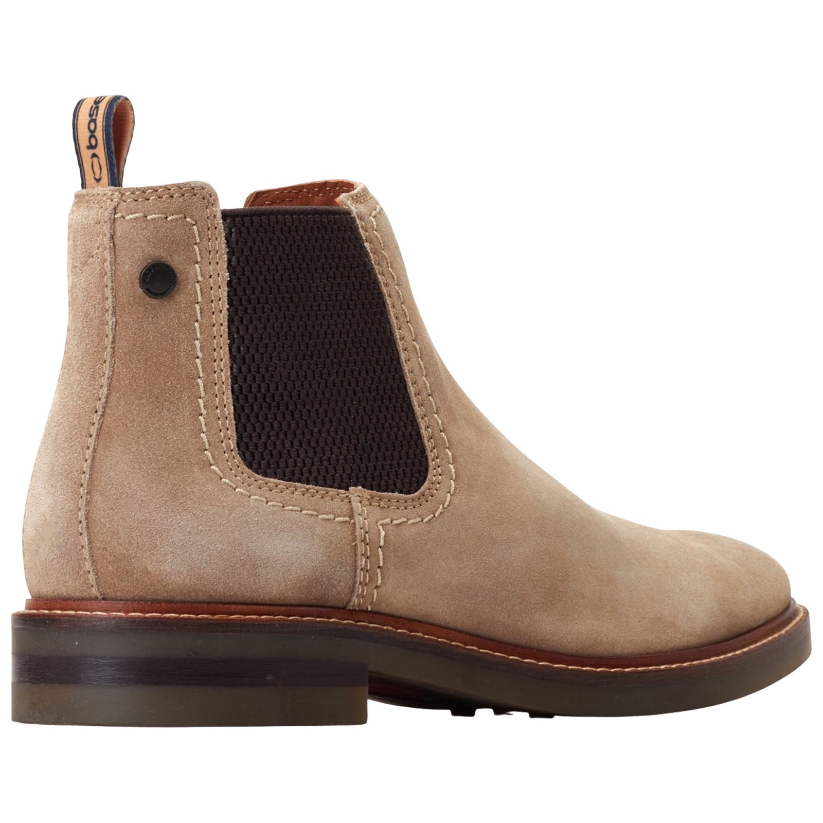 Base London Mens Portland Suede Chelsea Boots