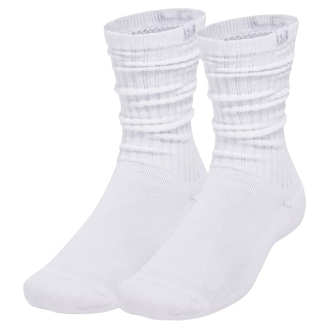 Under Armour Sportstyle Scrunch Crew Socks (2 Pairs)