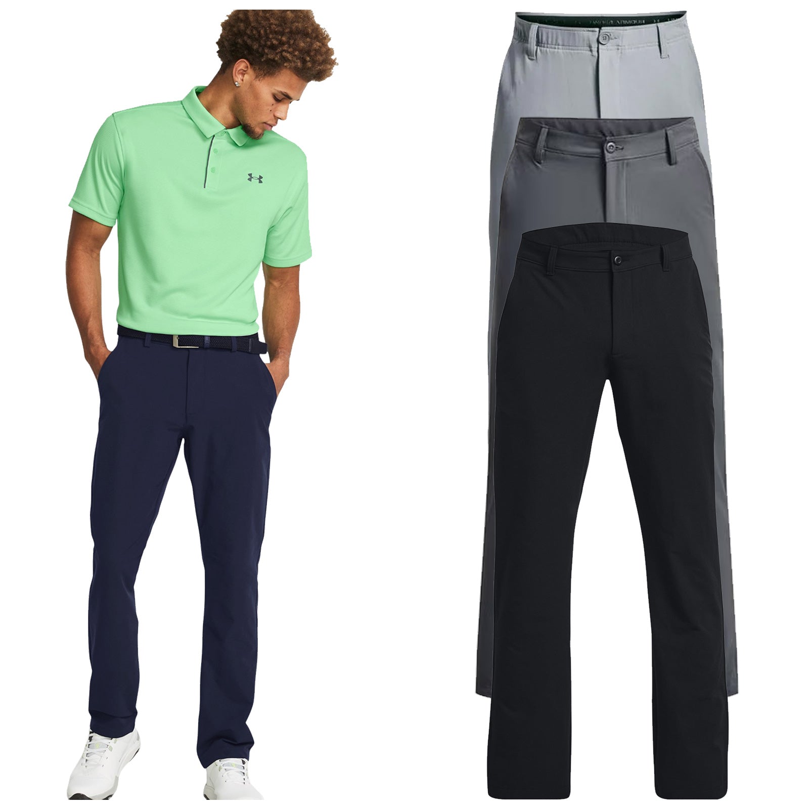 Under Armour Mens Matchplay Tapered Trousers 1374606