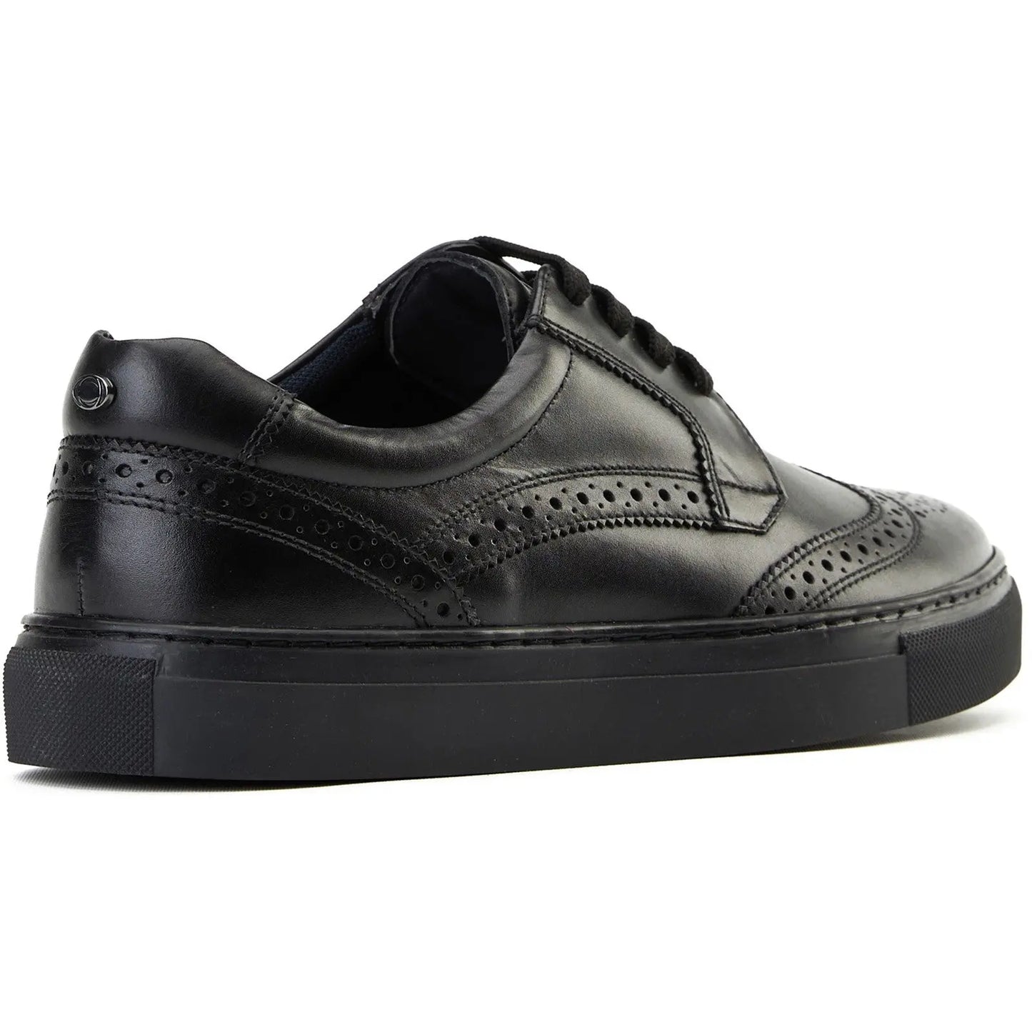 Base London Mens Clapton Leather Brogue Casual Shoes