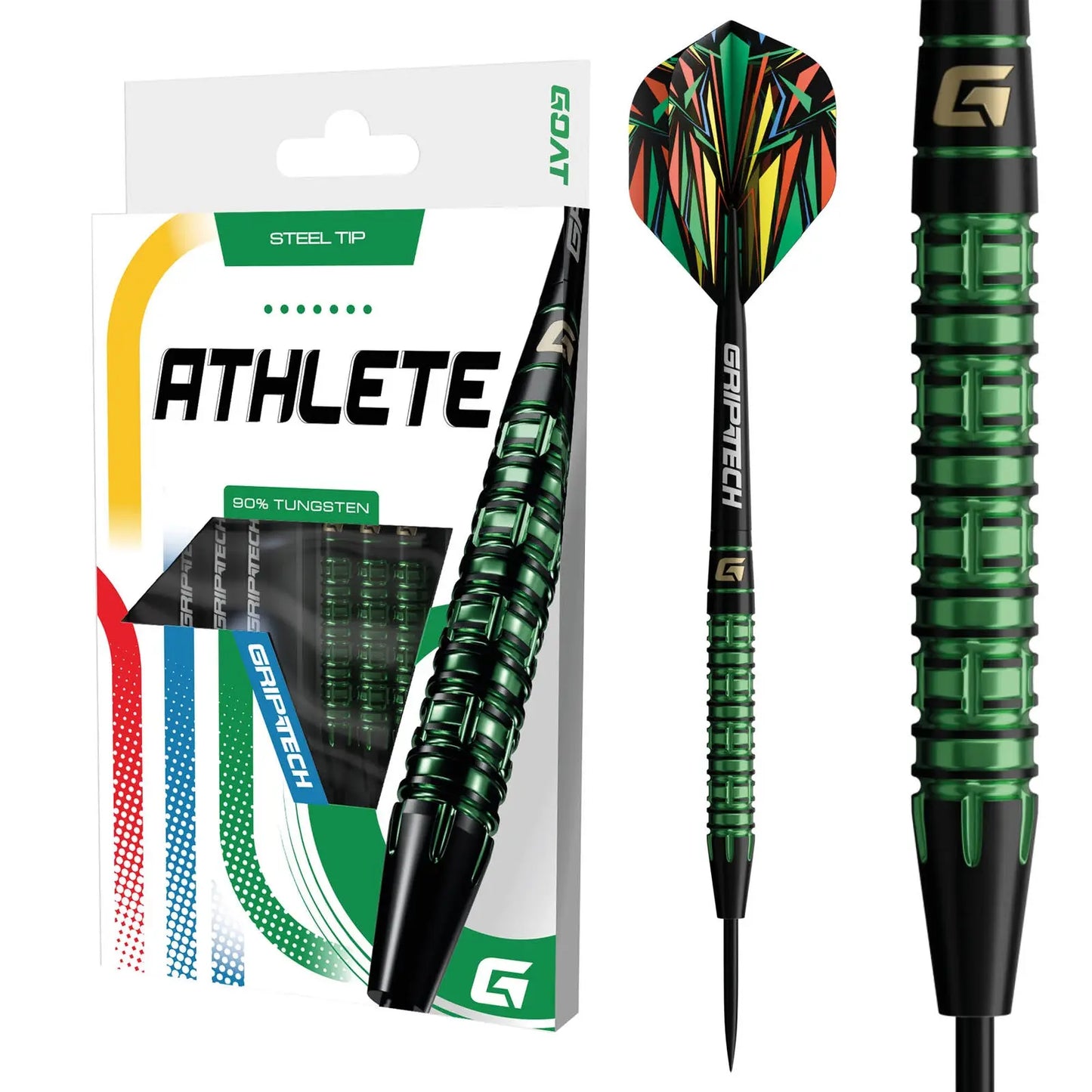 GOAT Athlete Steel Tip 90% Tungsten Darts Set
