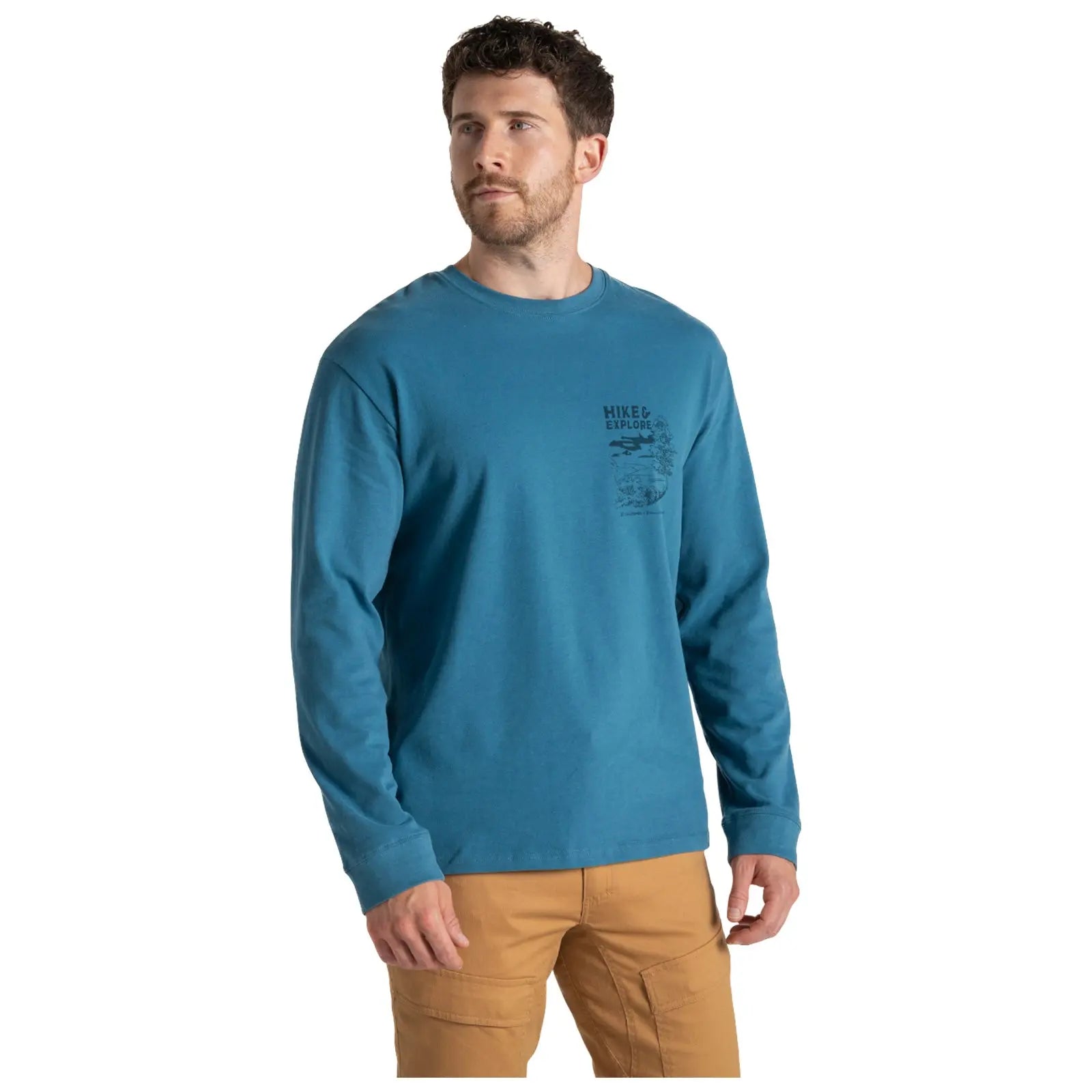 Craghoppers Mens Limestone Long Sleeve T-Shirt - Medium