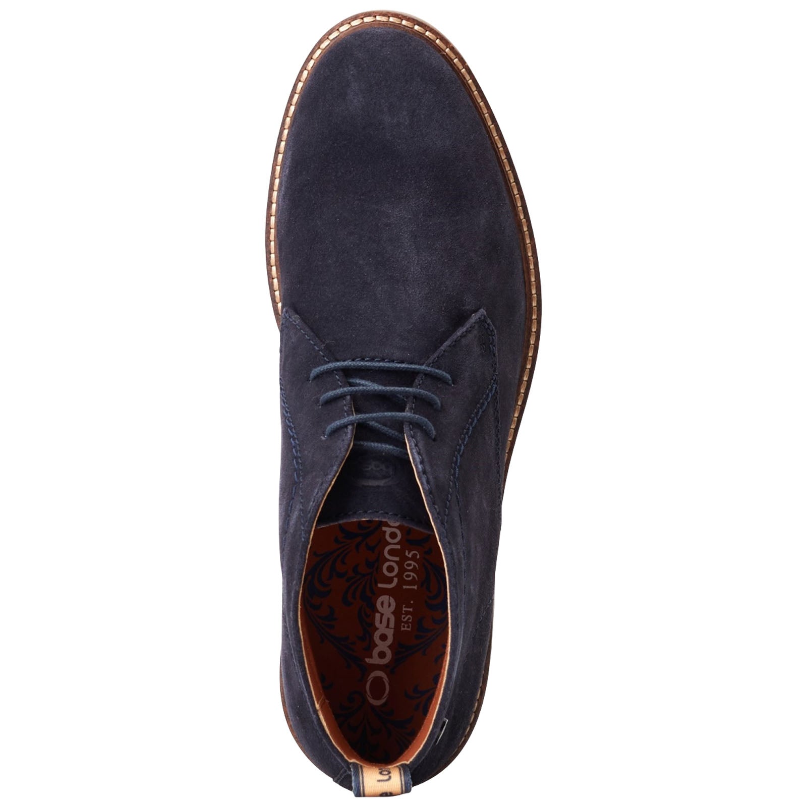 Base London Mens Knebworth Suede Chukka Boots