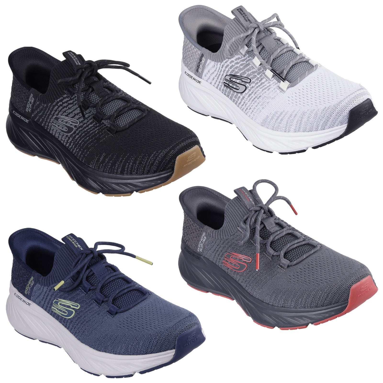 Skechers Mens Edgeride Raygo Slip-Ins Trainers 232932