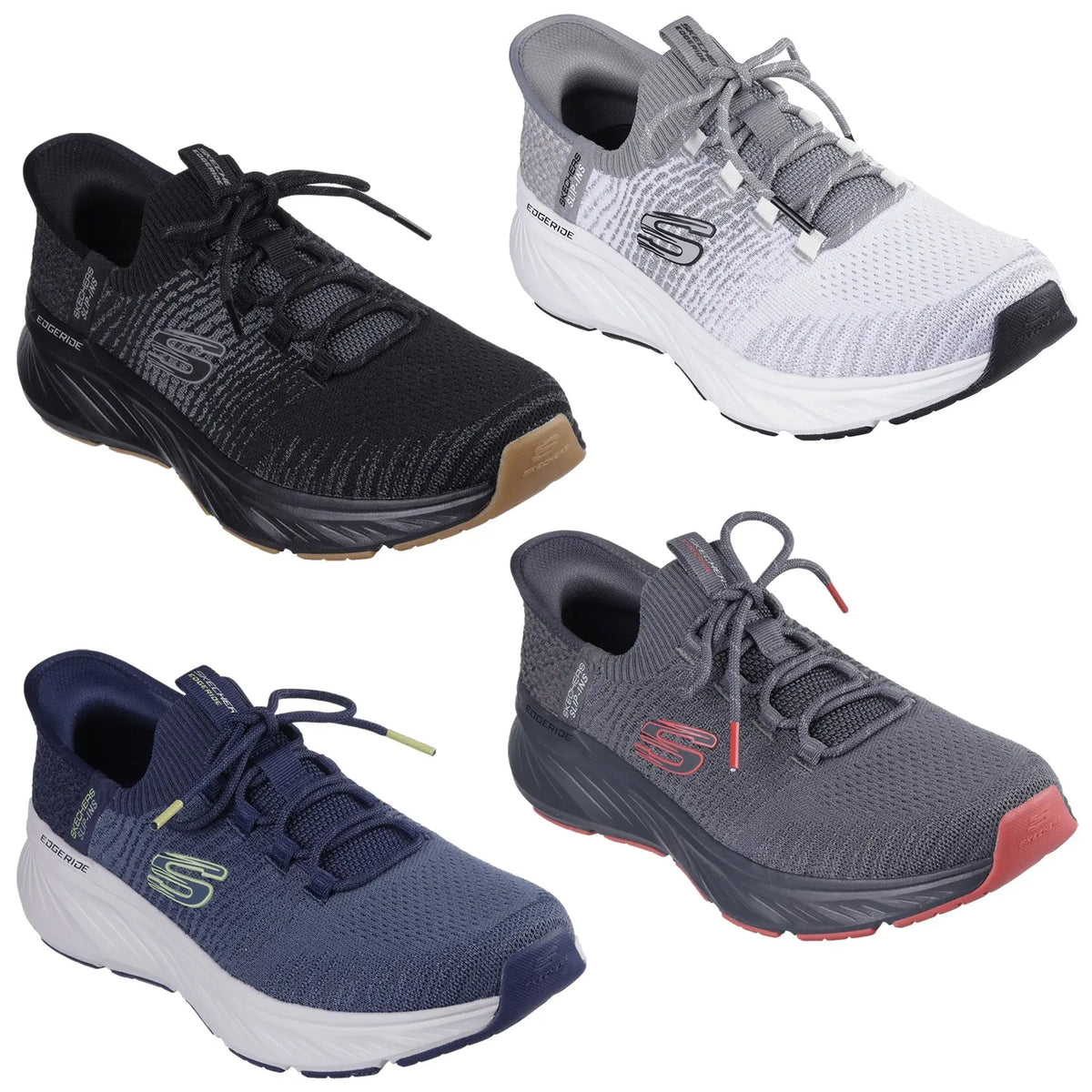 Skechers Mens Edgeride Raygo Slip-Ins Trainers 232932