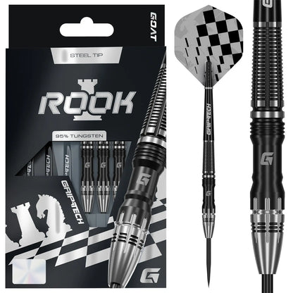 GOAT Rook Steel Tip 95% Tungsten Darts Set