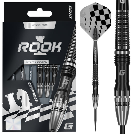 GOAT Rook Steel Tip 95% Tungsten Darts Set