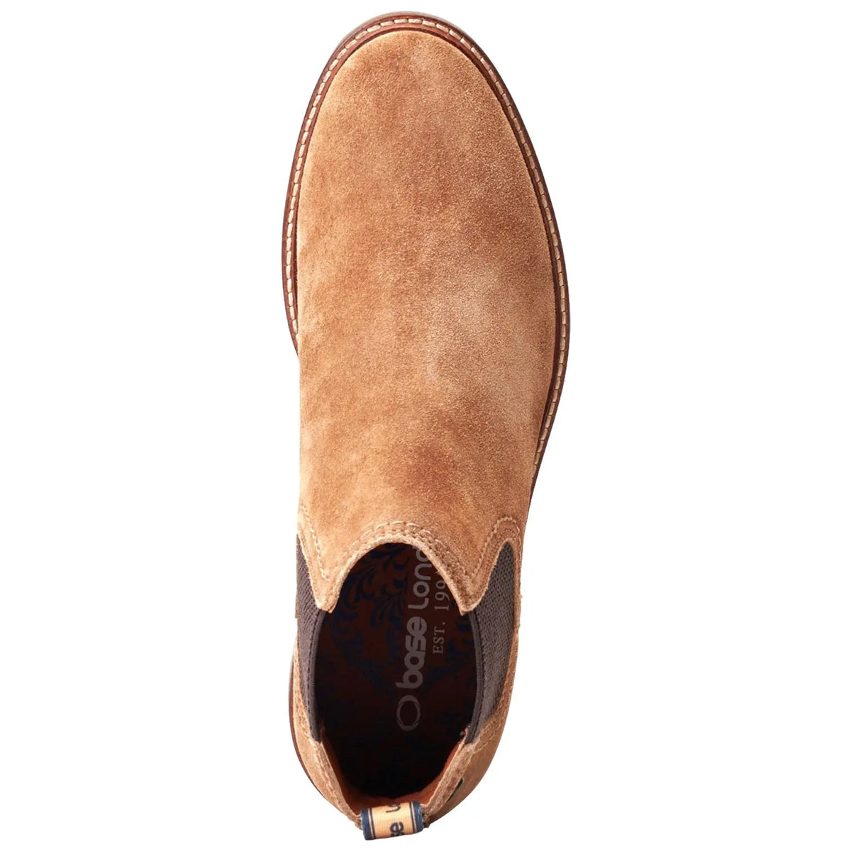Base London Mens Portland Suede Chelsea Boots
