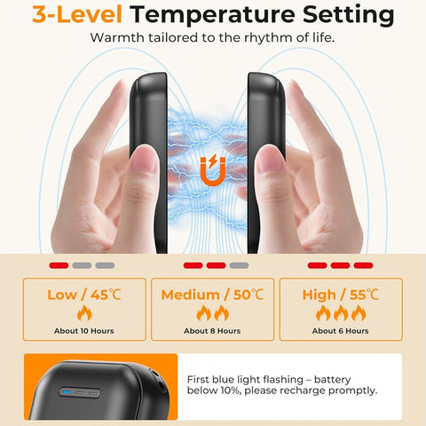 Rechargeable Magnetic Hand Warmers