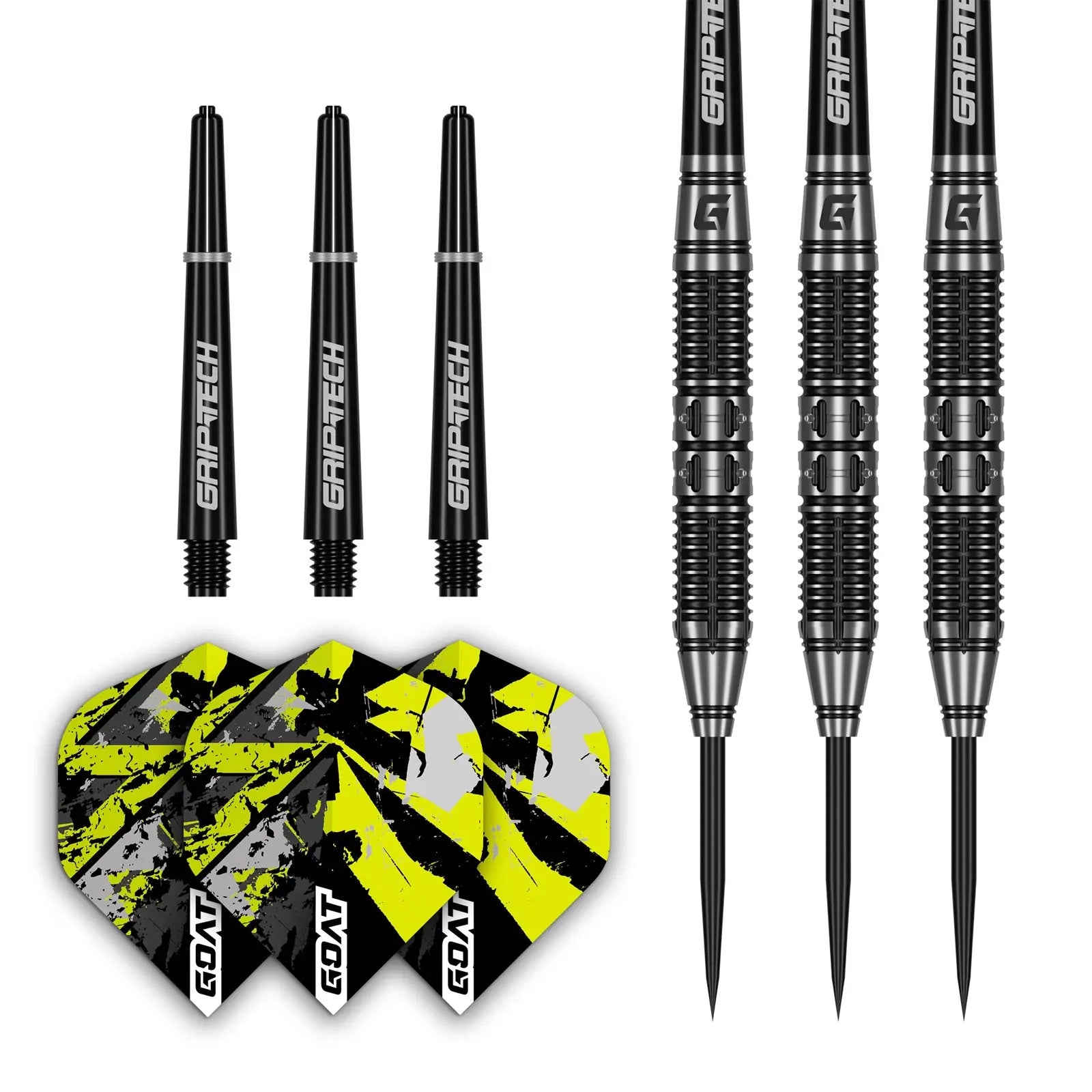 GOAT Dumbbell Steel Tip 90% Tungsten Darts Set