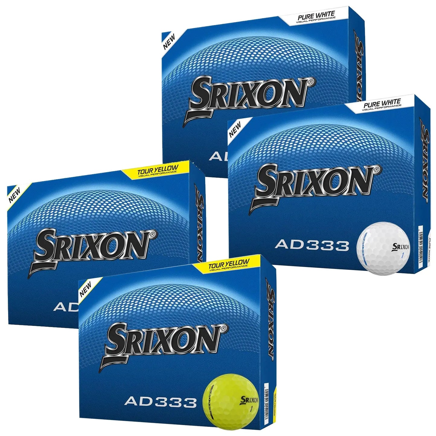 2026 Srixon AD333 Golf Balls - Double Dozen