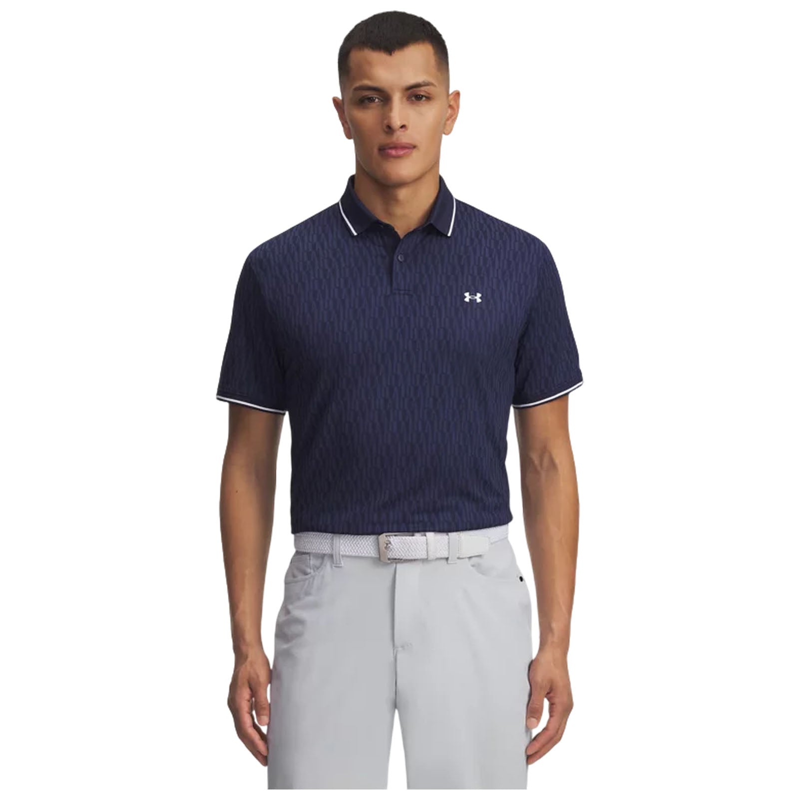 Under Armour Mens Drive Sport Jacquard Polo Shirt