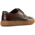 Base London Mens Clapton Leather Brogue Casual Shoes