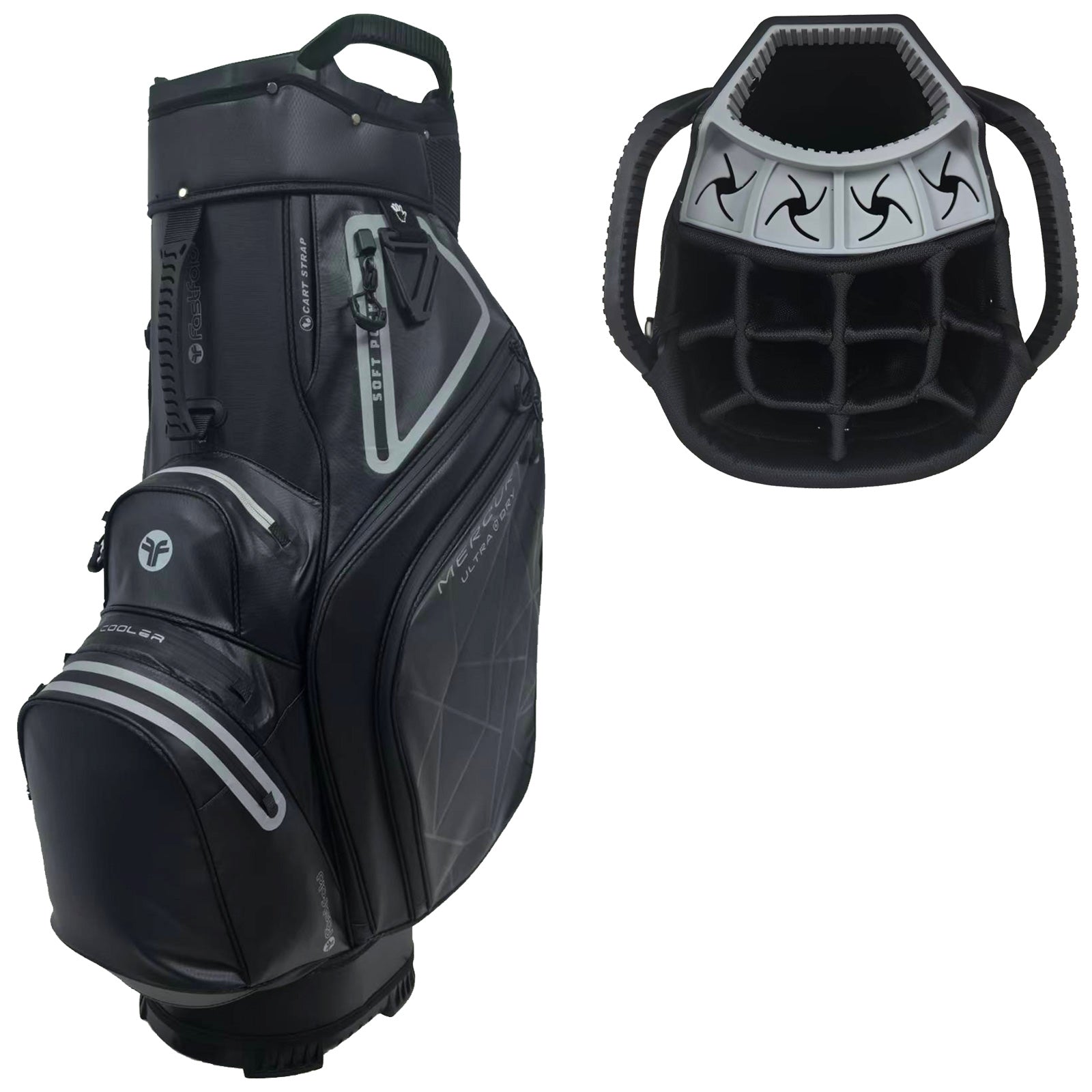 2026 FastFold Mercury 2.0 Ultra Dry Waterproof Golf Cart Bag