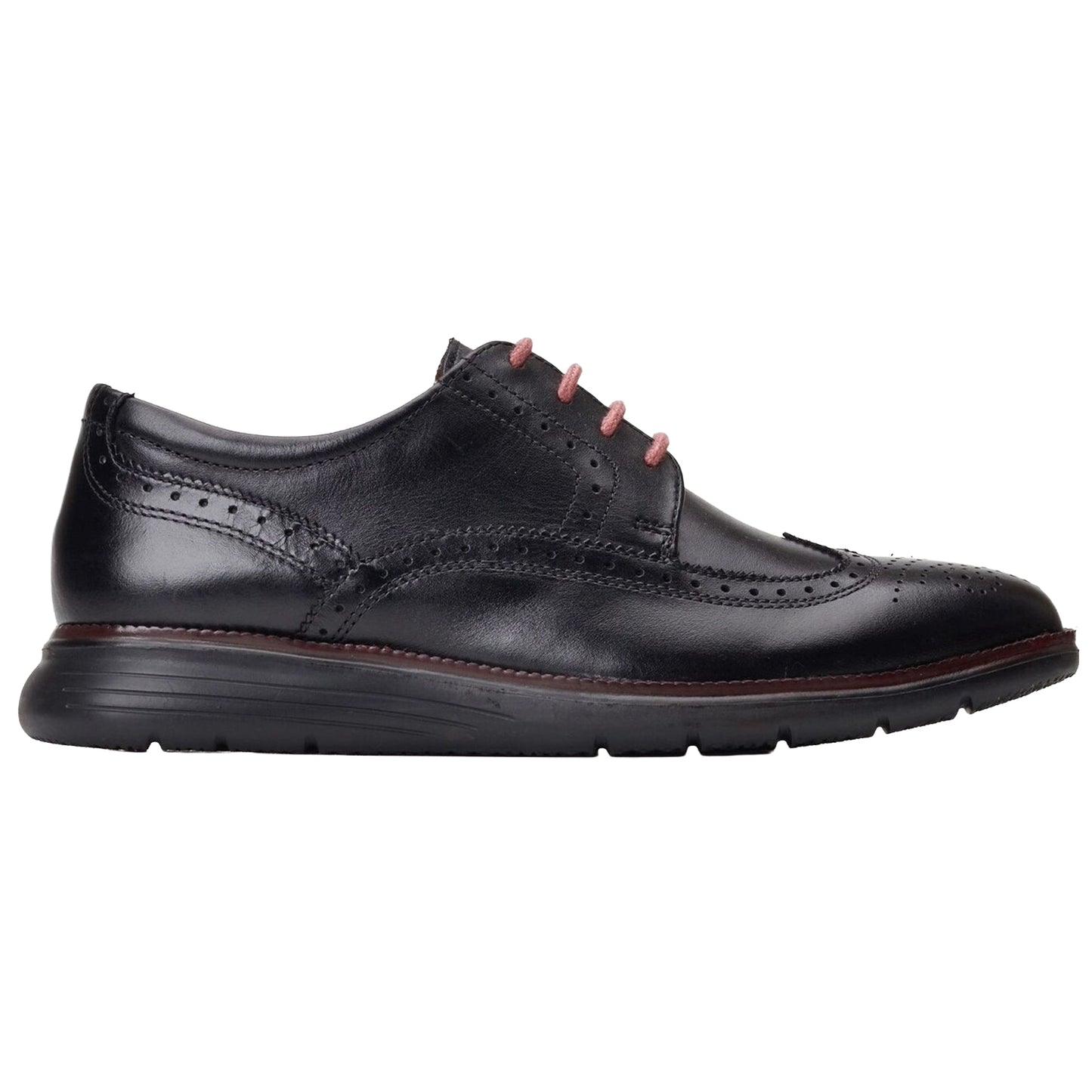 Base London Mens Flight Softy Brogue Shoes