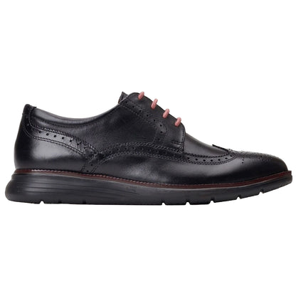 Base London Mens Flight Softy Brogue Shoes