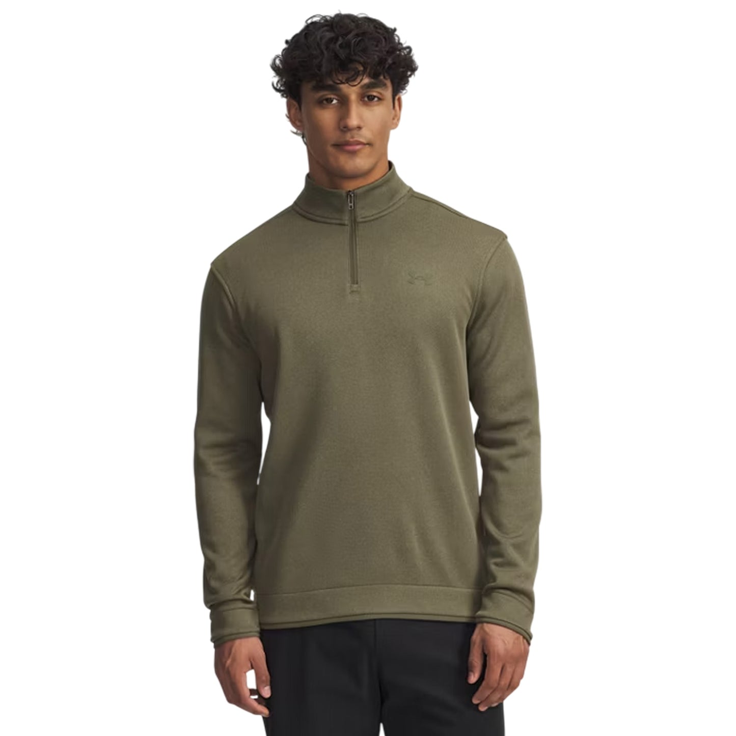 Under Armour Mens SweaterFleece Half Zip Top