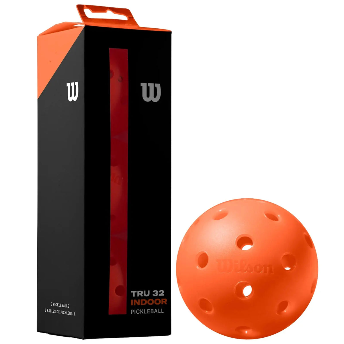 Wilson Tru 32 Pickleball Balls - Orange / 1 Pack