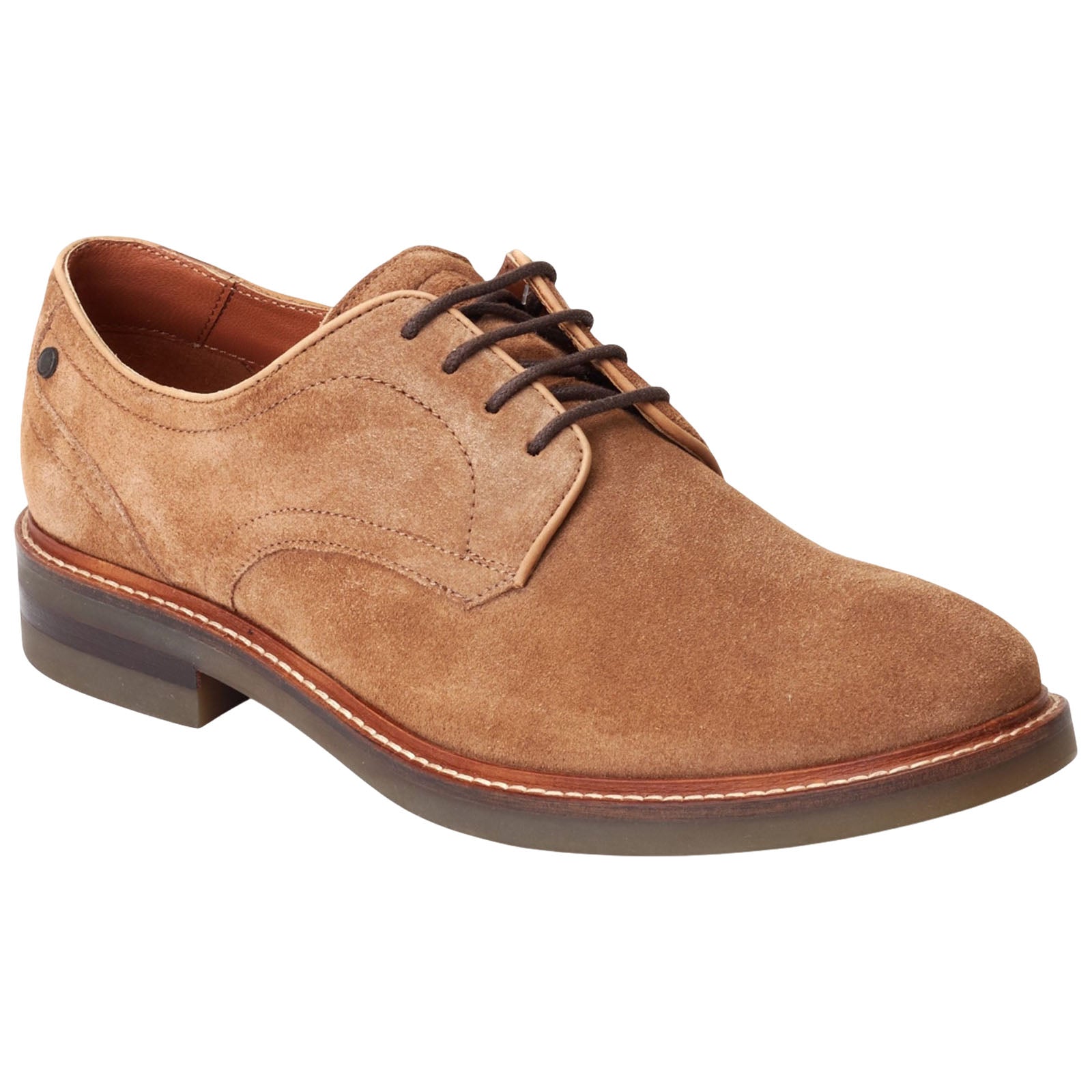 Base London Mens Mawley Suede Derby Shoes