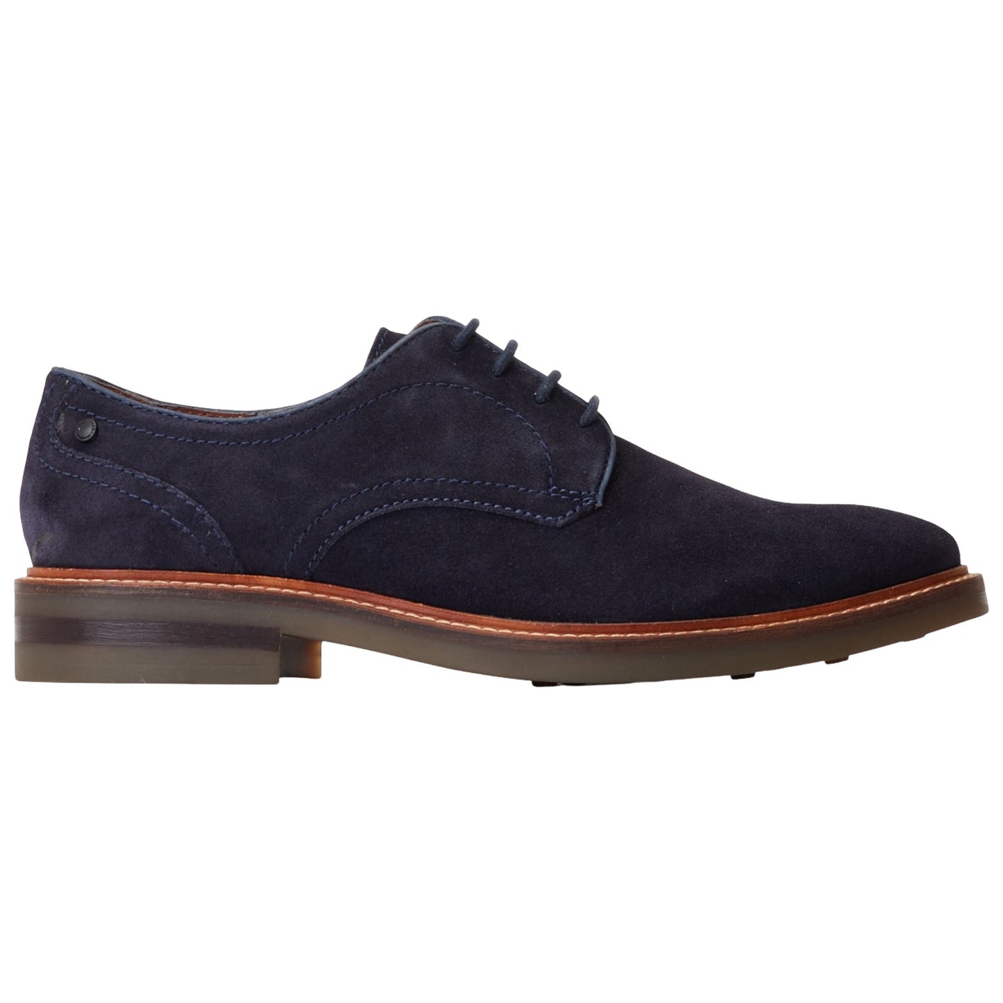 Base London Mens Mawley Suede Derby Shoes
