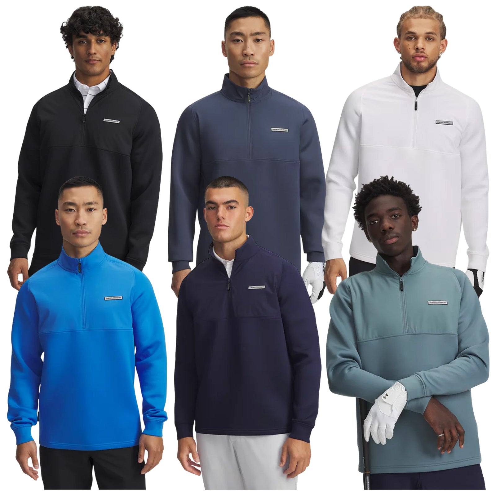 Under Armour Mens Drive Pro Hybrid Half Zip