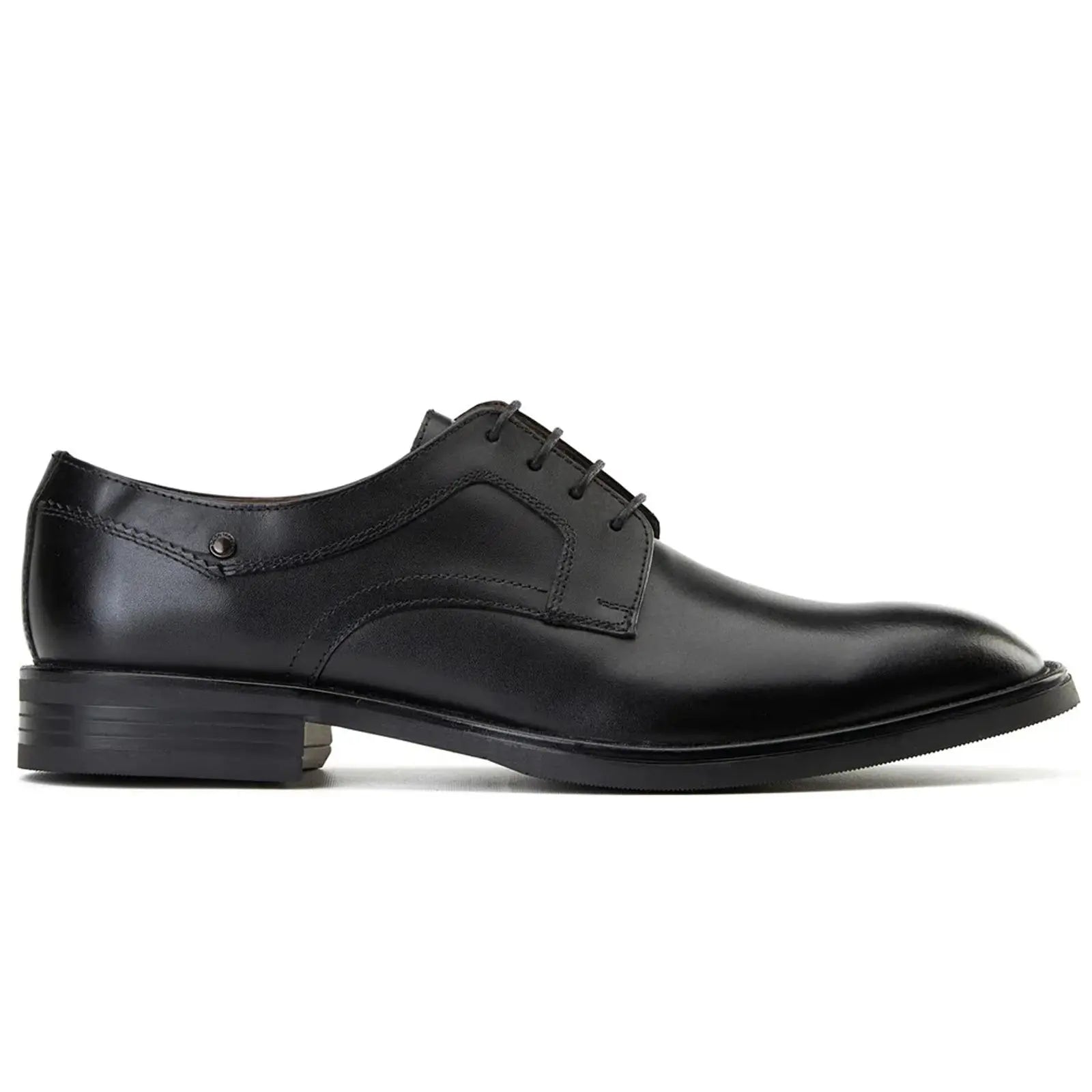 Base London Mens Sleeve Waxy Derby Shoes