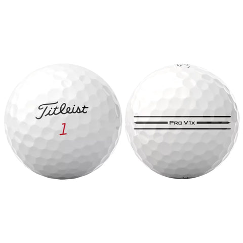 Titleist Pro V1x Aim Enhanced Alignment Golf Balls