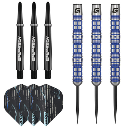 GOAT Surfer Steel Tip 80% Tungsten Darts Set