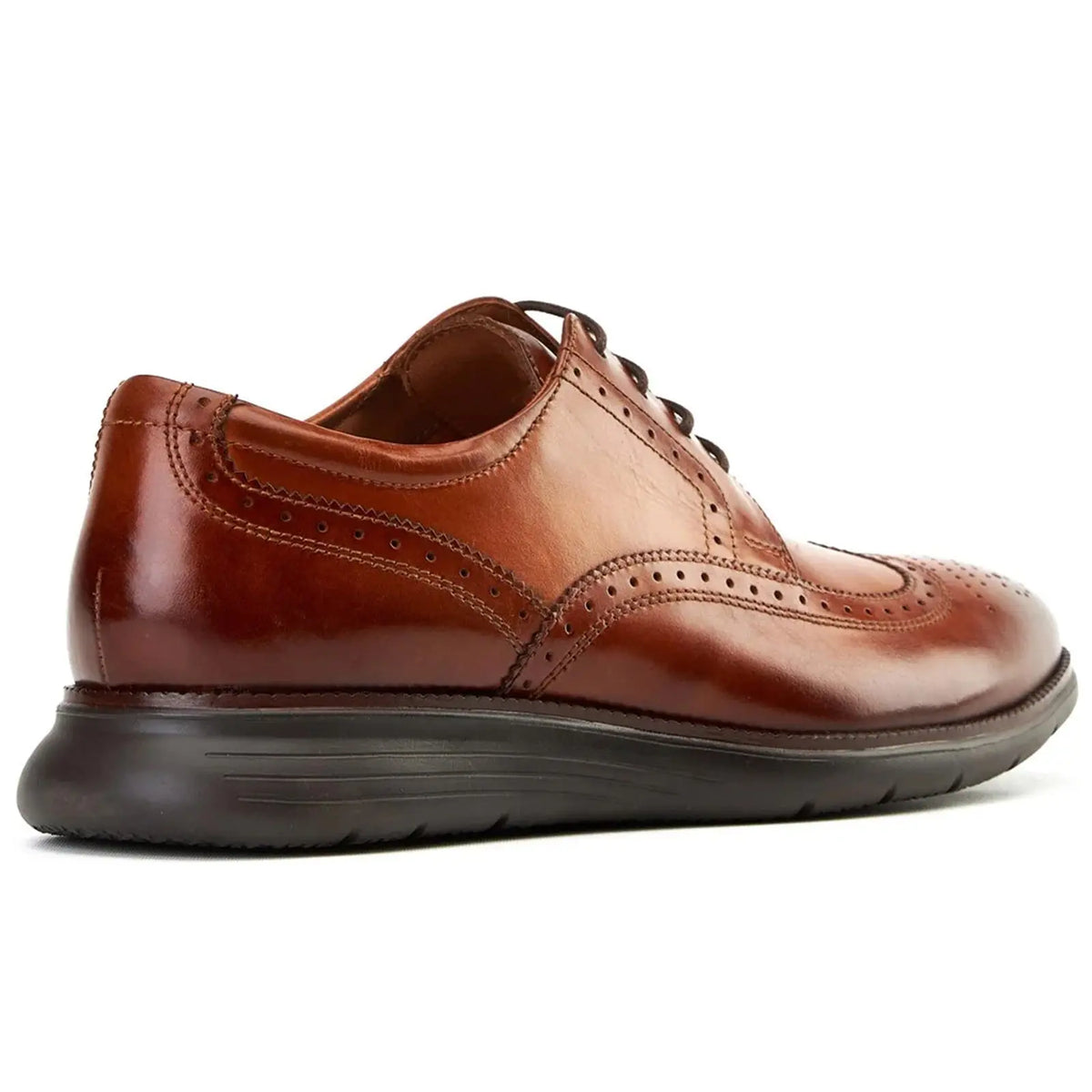 Base London Mens Flight 25 Leather Brogue Shoes