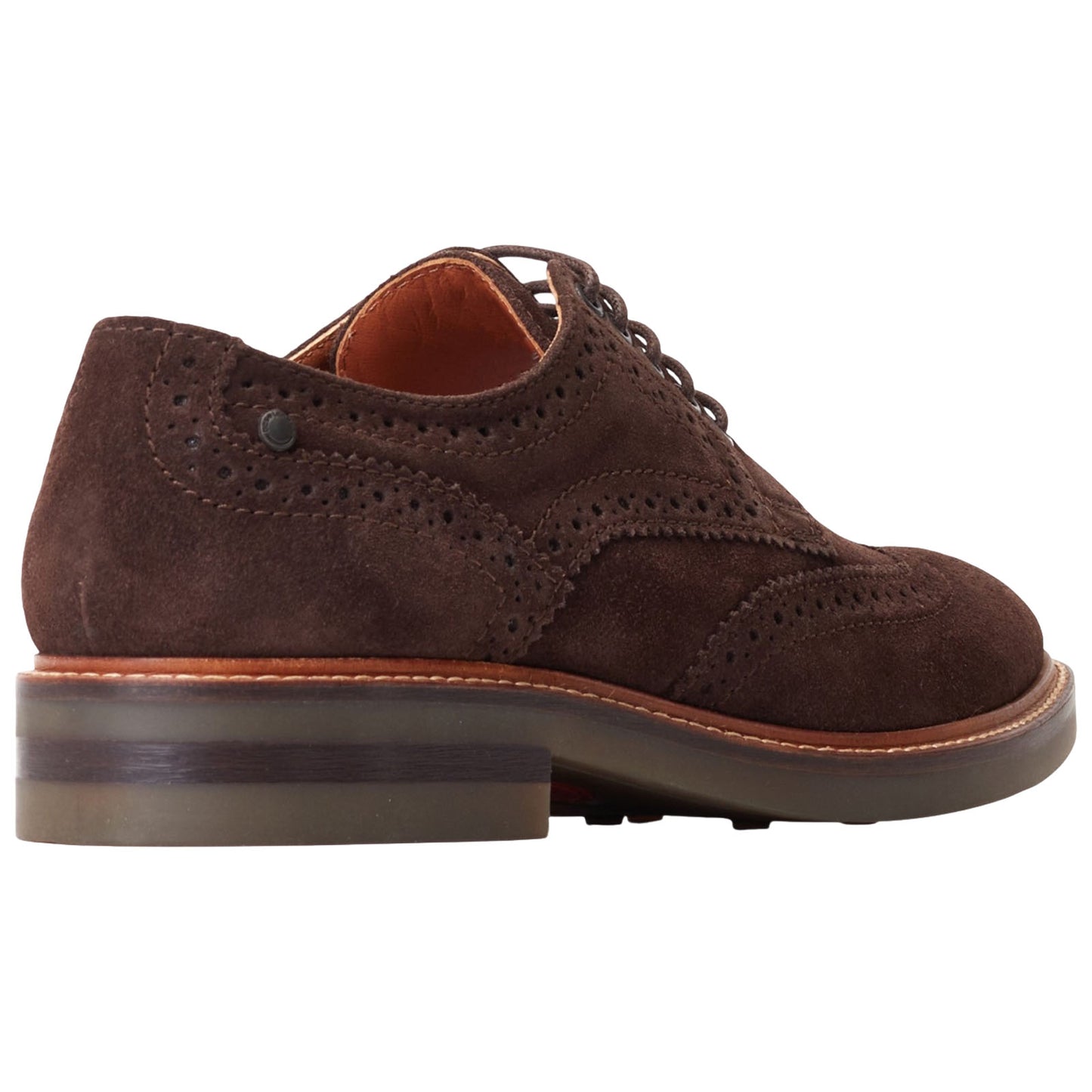 Base London Mens Hatfield Suede Brogue Shoes