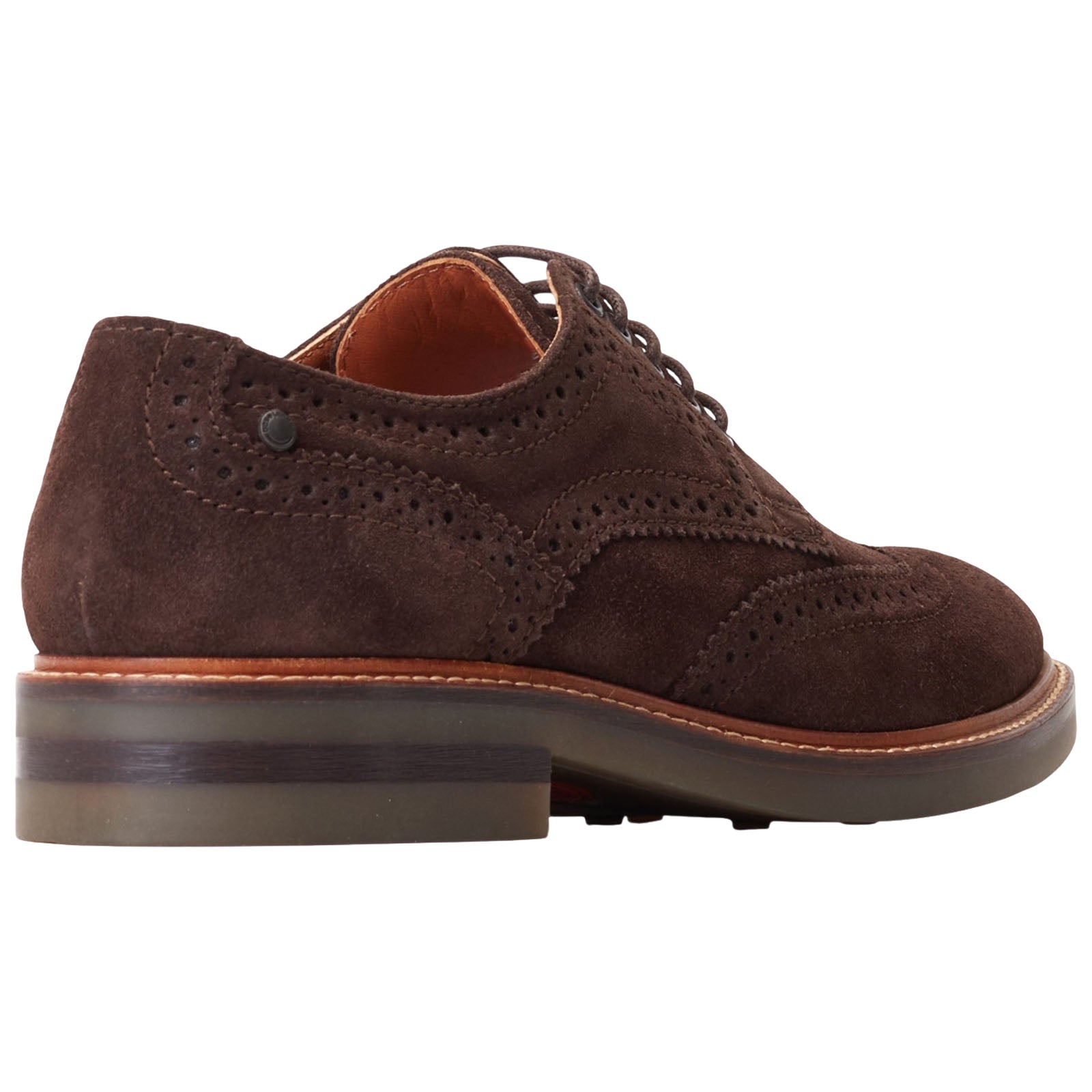 Base London Mens Hatfield Suede Brogue Shoes