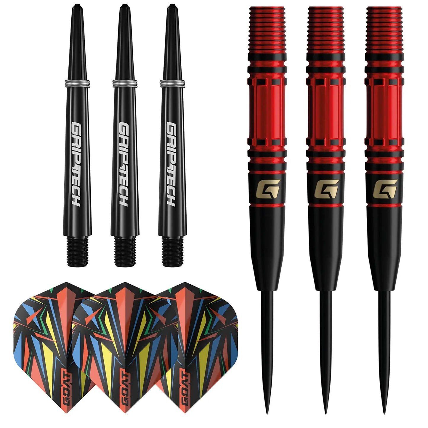 GOAT Athlete Steel Tip 90% Tungsten Darts Set