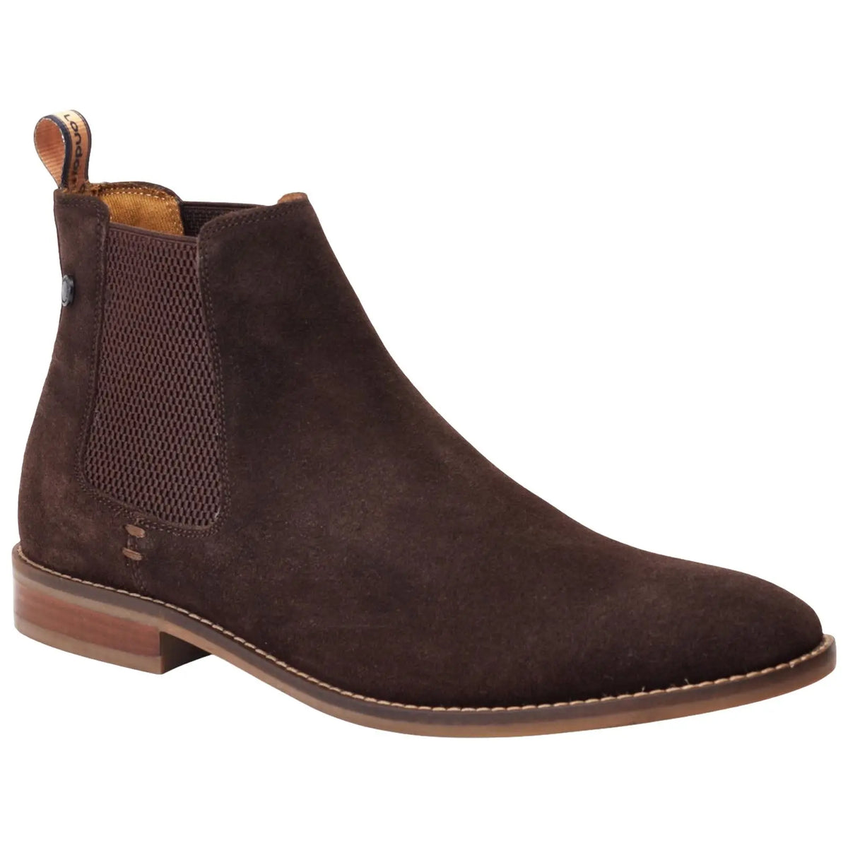 Base London Mens Virgil Suede Chelsea Boots
