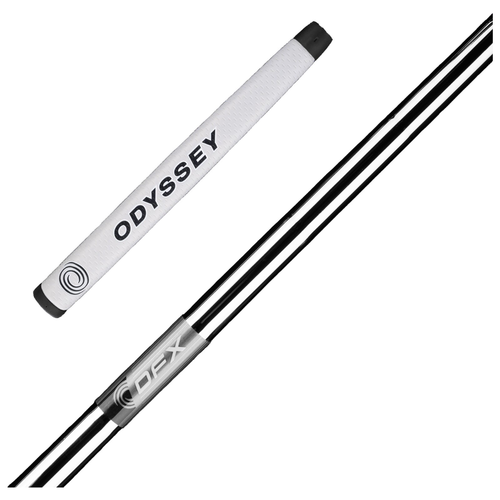 Odyssey Mens DFX 2-Ball Blade CH Putter (Oversize Grip)