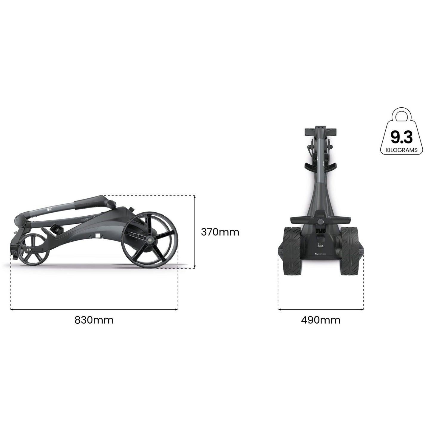 2026 Motocaddy SE Electric Golf Trolley Cart