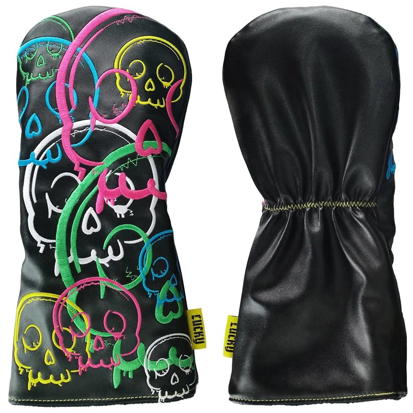 Legend Golf Club Lucky Skulls Headcovers - Black / Colours
