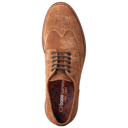Base London Mens Hatfield Suede Brogue Shoes